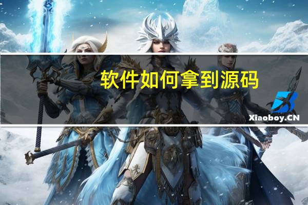 软件如何拿到源码
