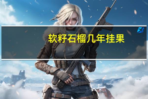 软籽石榴几年挂果
