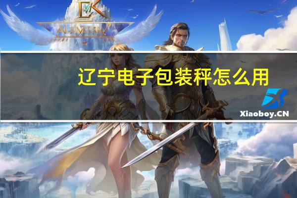 辽宁电子包装秤怎么用