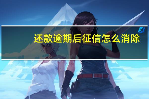 还款逾期后征信怎么消除