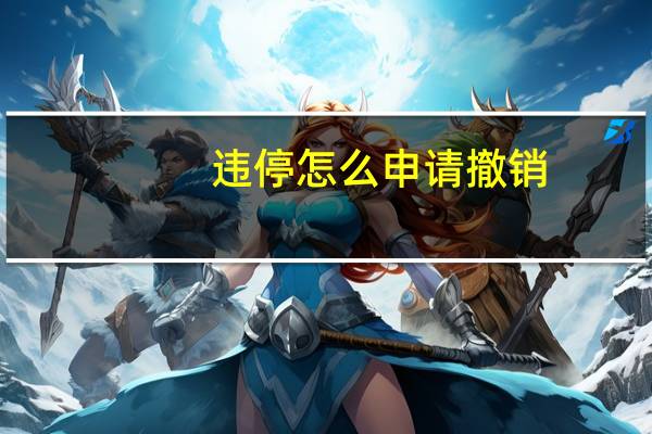 违停怎么申请撤销