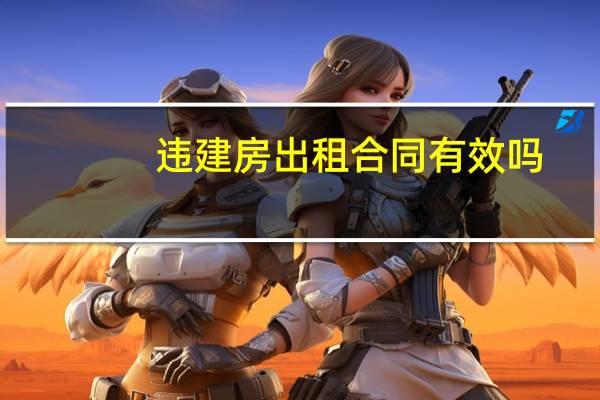 违建房出租合同有效吗