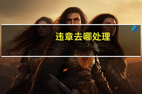 违章去哪处理