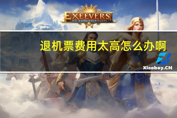 退机票费用太高怎么办啊