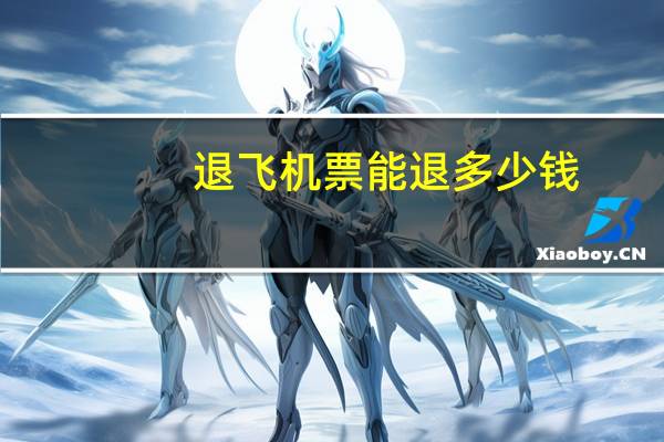 退飞机票能退多少钱