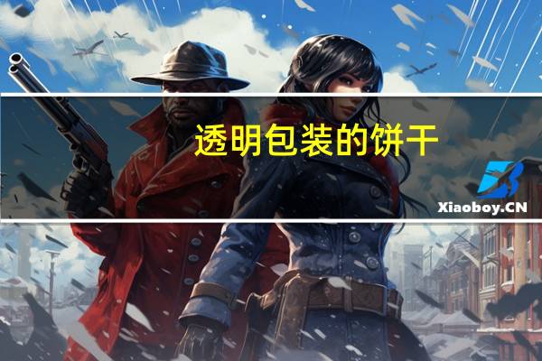 透明包装的饼干