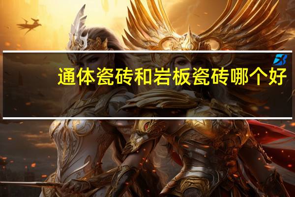 通体瓷砖和岩板瓷砖哪个好