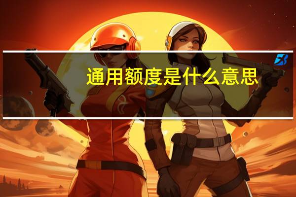 通用额度是什么意思