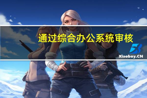 通过综合办公系统审核
