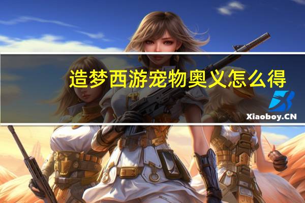 造梦西游宠物奥义怎么得