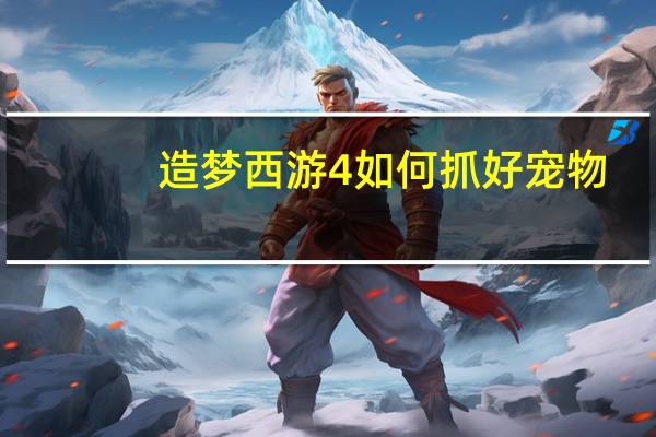 造梦西游4如何抓好宠物