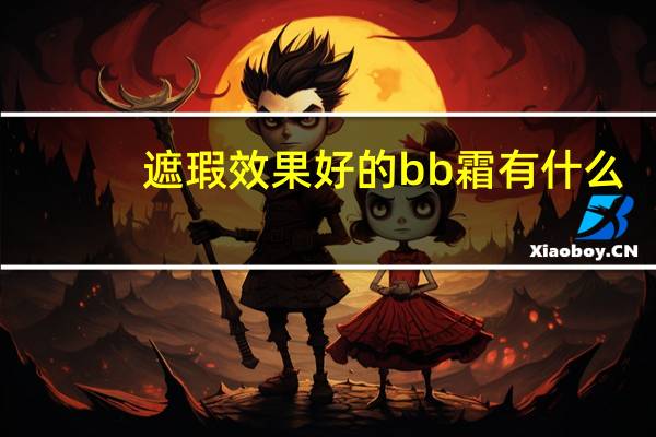 遮瑕效果好的bb霜有什么