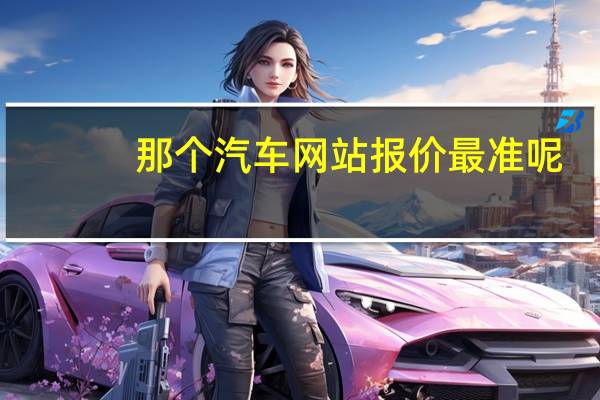 那个汽车网站报价最准呢