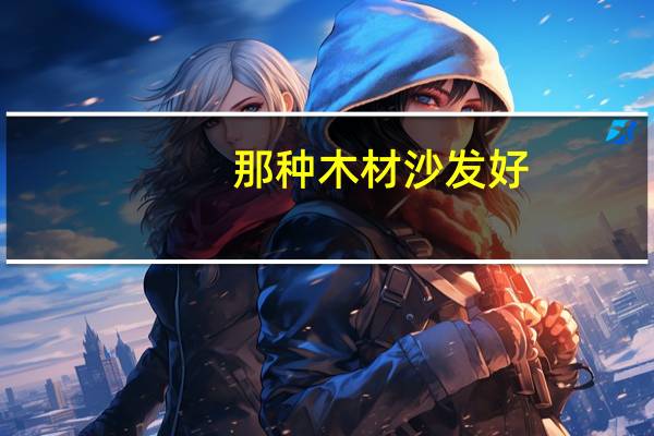 那种木材沙发好