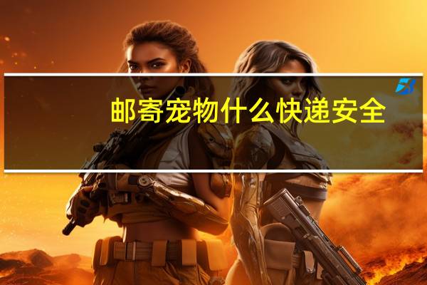 邮寄宠物什么快递安全
