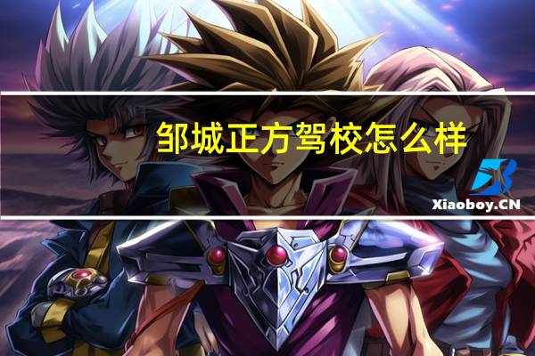 邹城正方驾校怎么样