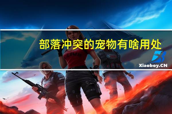 部落冲突的宠物有啥用处
