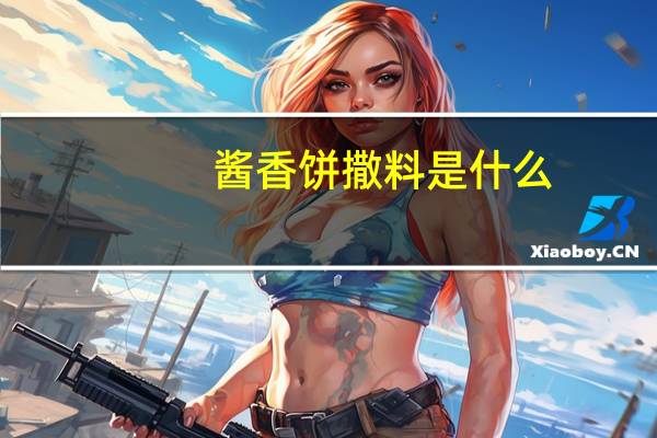 酱香饼撒料是什么