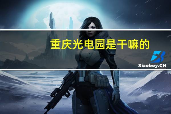 重庆光电园是干嘛的