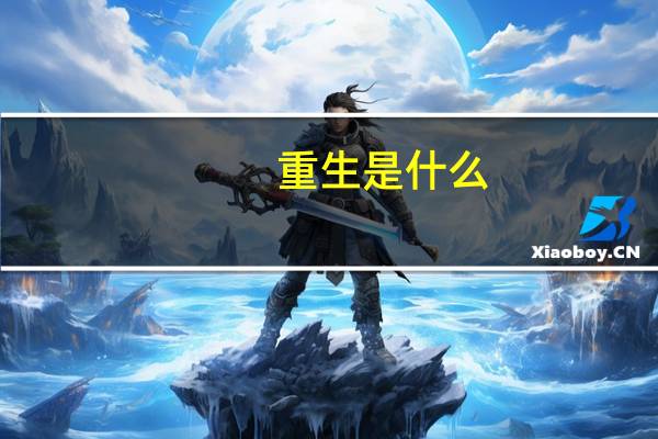 重生是什么
