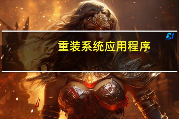 重装系统应用程序