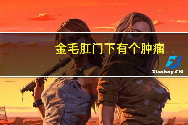 金毛肛门下有个肿瘤