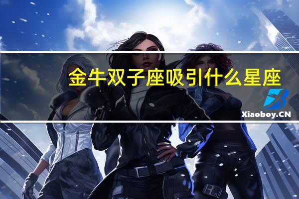 金牛双子座吸引什么星座