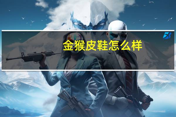 金猴皮鞋怎么样