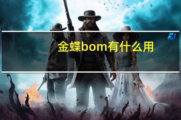 金蝶bom有什么用