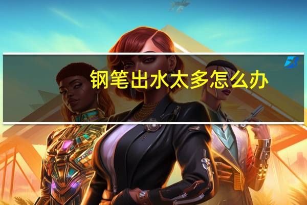 钢笔出水太多怎么办