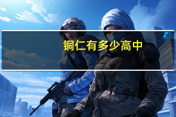 铜仁有多少高中