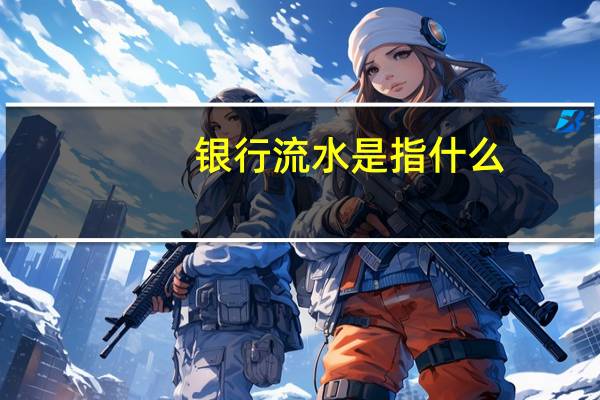 银行流水是指什么