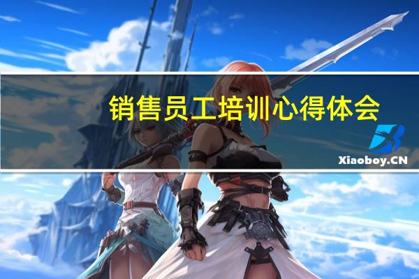 销售员工培训心得体会