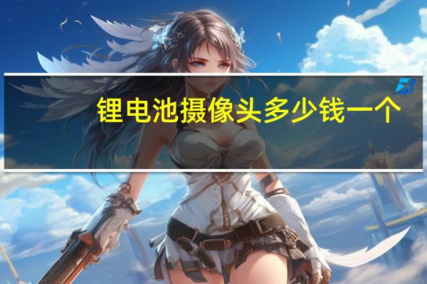 锂电池摄像头多少钱一个