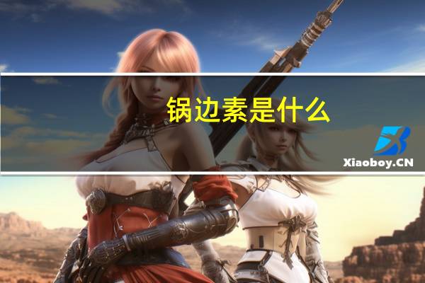 锅边素是什么