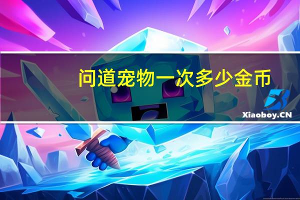 问道宠物一次多少金币