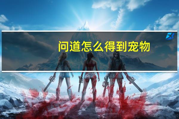 问道怎么得到宠物