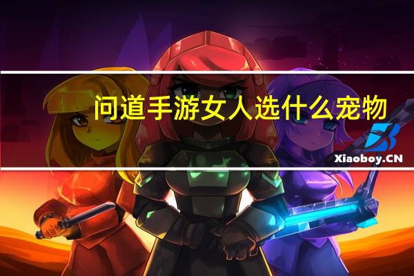 问道手游女人选什么宠物
