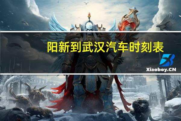 阳新到武汉汽车时刻表