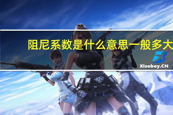 阻尼系数是什么意思一般多大