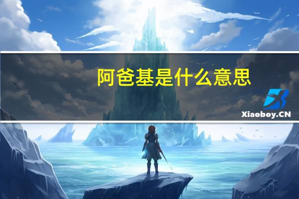 阿爸基是什么意思