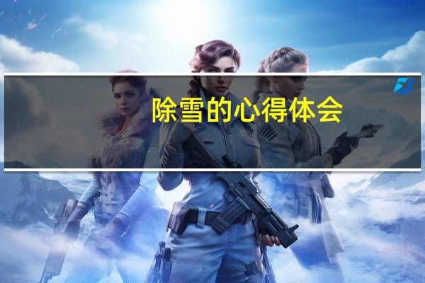 除雪的心得体会