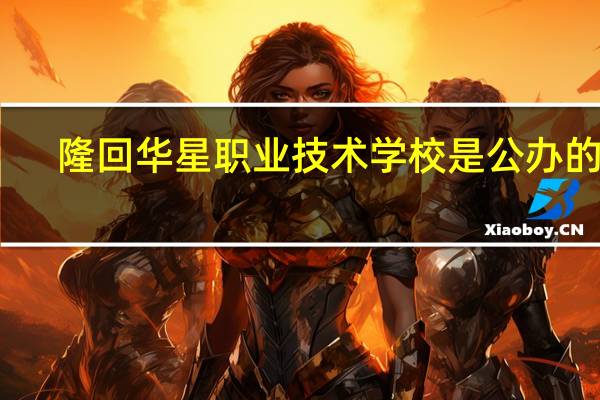 隆回华星职业技术学校是公办的吗