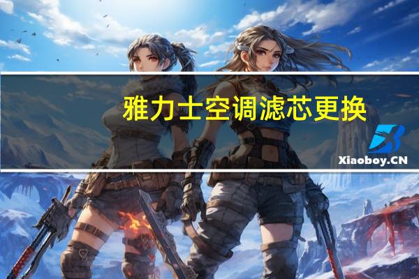 雅力士空调滤芯更换