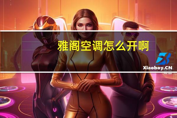 雅阁空调怎么开啊