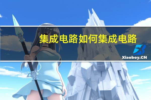 集成电路如何集成电路