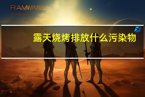 露天烧烤排放什么污染物