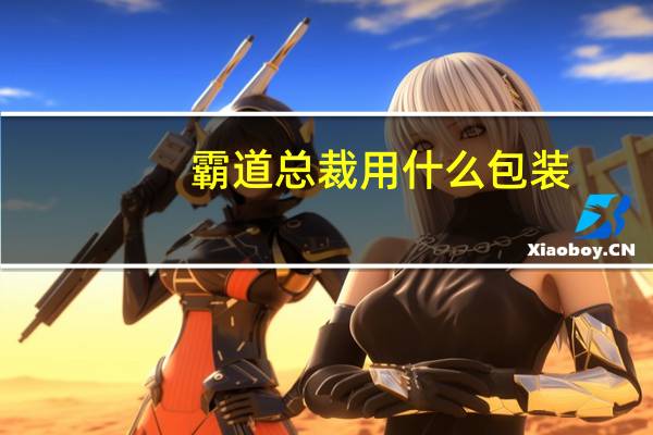 霸道总裁用什么包装