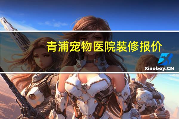 青浦宠物医院装修报价