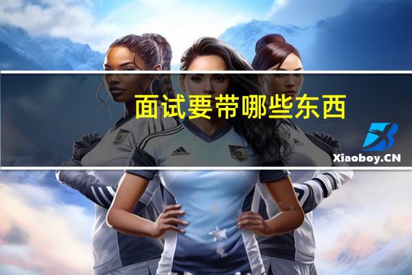 面试要带哪些东西